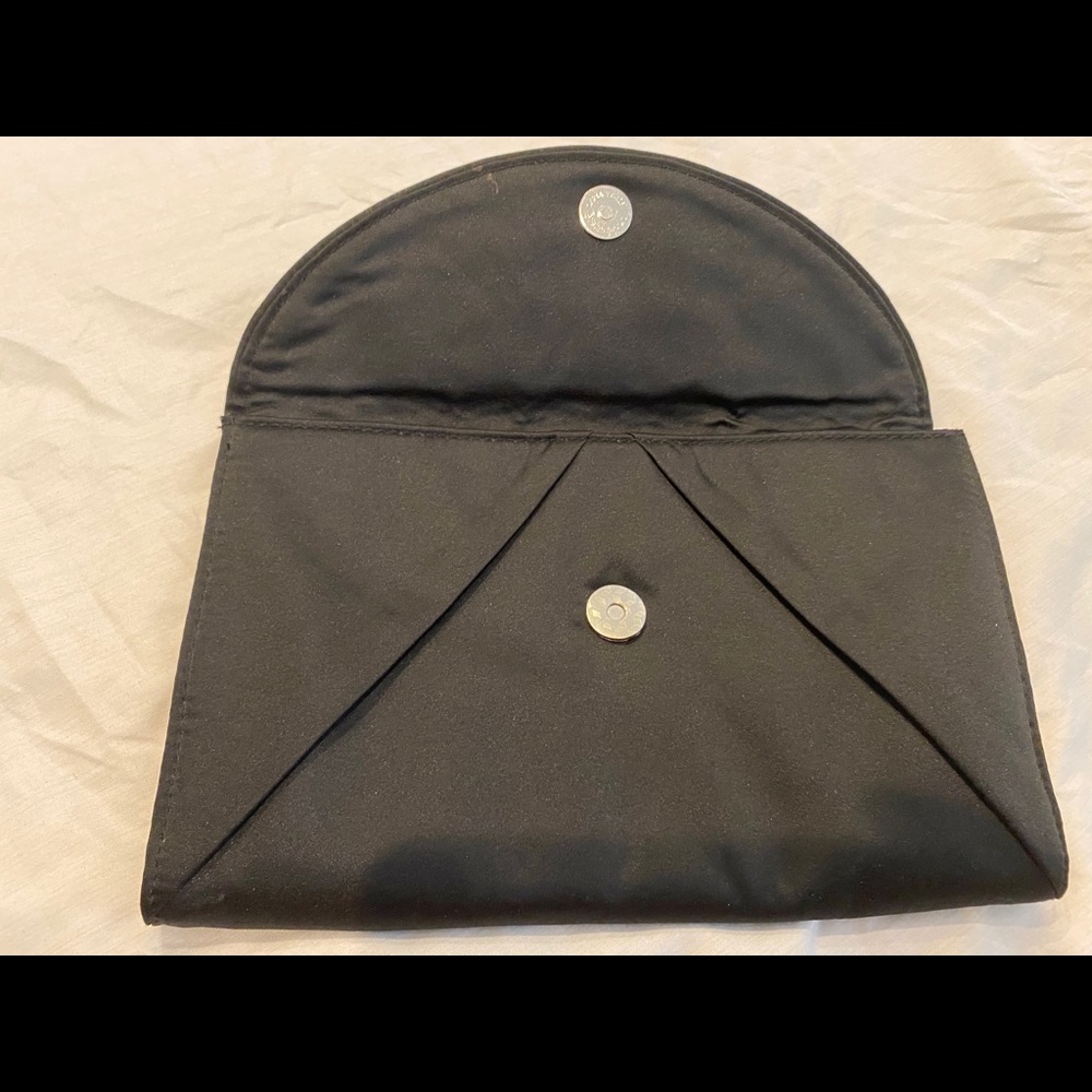 Charming Charlie Black purse w/ black rhinestones - Picture 2 of 3